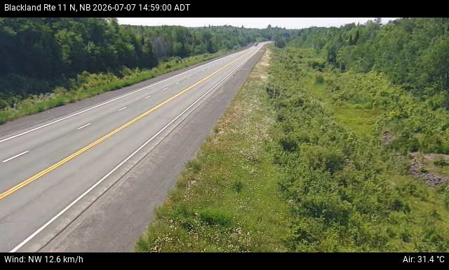Web Cam image of Blackland (NB Highway 11)