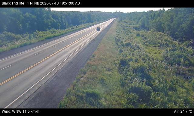 Web Cam image of Blackland (NB Highway 11)
