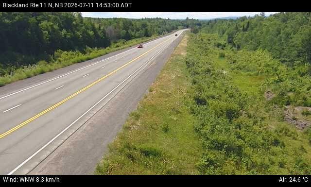 Web Cam image of Blackland (NB Highway 11)