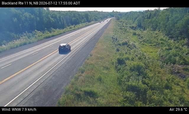 Web Cam image of Blackland (NB Highway 11)