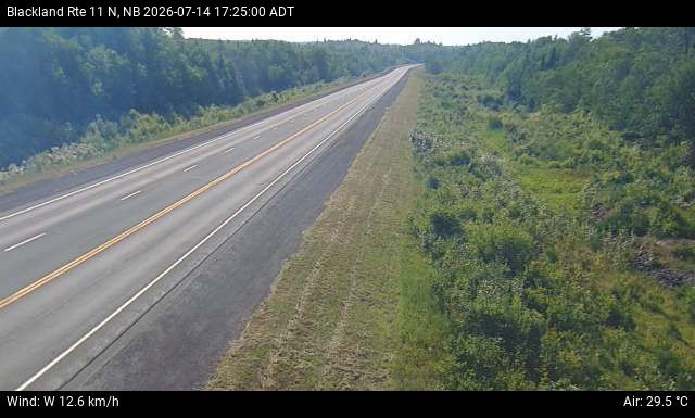 Web Cam image of Blackland (NB Highway 11)