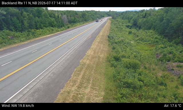 Web Cam image of Blackland (NB Highway 11)