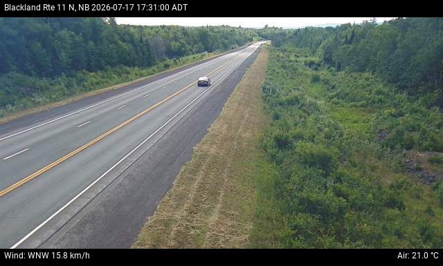 Web Cam image of Blackland (NB Highway 11)