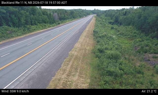 Web Cam image of Blackland (NB Highway 11)
