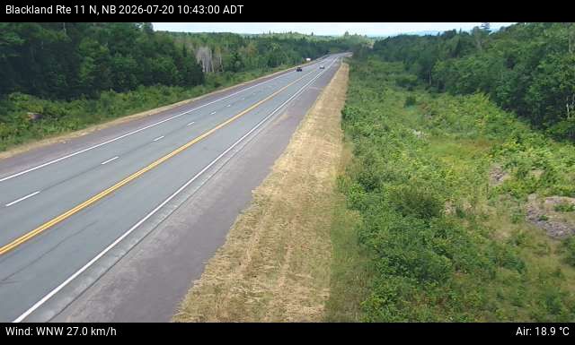 Web Cam image of Blackland (NB Highway 11)
