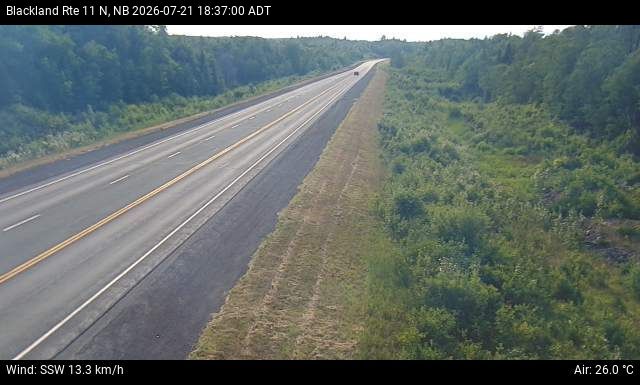 Web Cam image of Blackland (NB Highway 11)