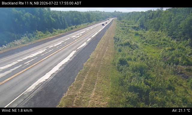 Web Cam image of Blackland (NB Highway 11)