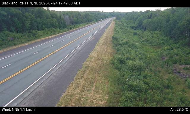 Web Cam image of Blackland (NB Highway 11)