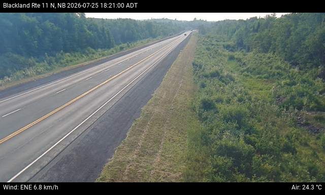 Web Cam image of Blackland (NB Highway 11)
