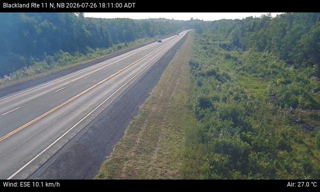 Web Cam image of Blackland (NB Highway 11)