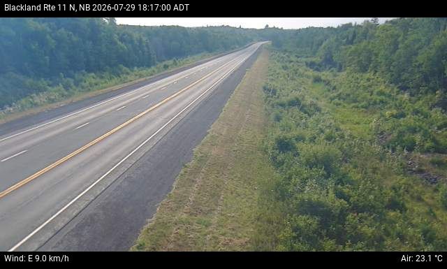 Web Cam image of Blackland (NB Highway 11)