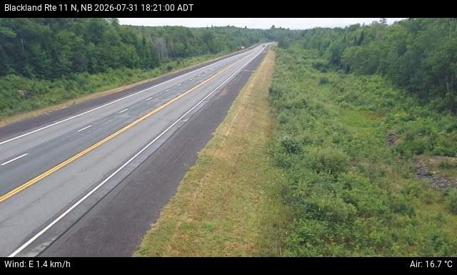 Web Cam image of Blackland (NB Highway 11)