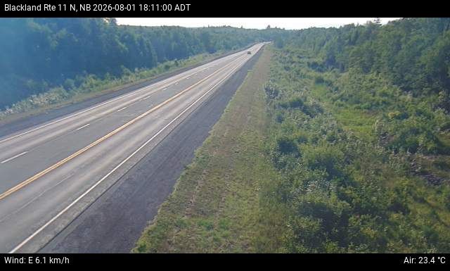 Web Cam image of Blackland (NB Highway 11)