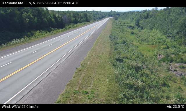 Web Cam image of Blackland (NB Highway 11)