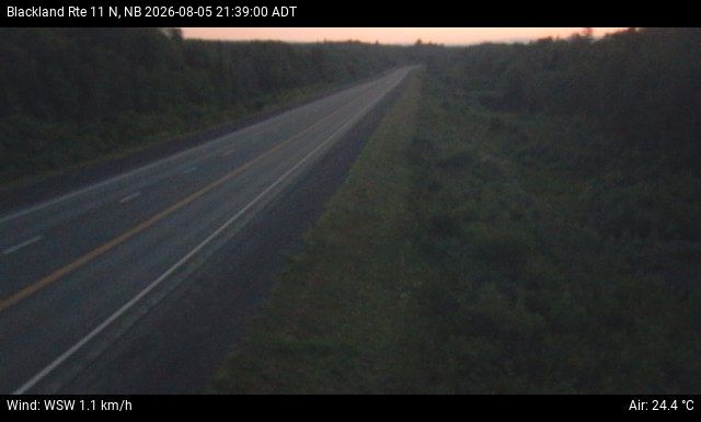 Web Cam image of Blackland (NB Highway 11)