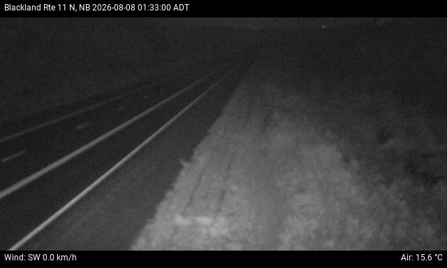 Web Cam image of Blackland (NB Highway 11)