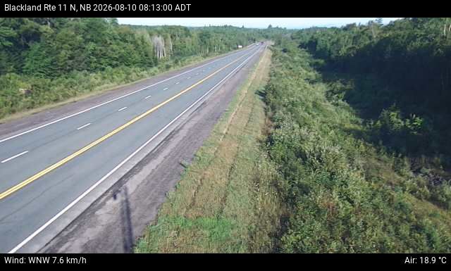 Web Cam image of Blackland (NB Highway 11)