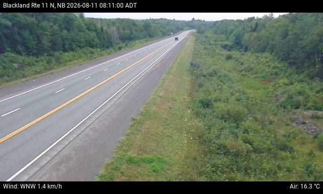 Web Cam image of Blackland (NB Highway 11)