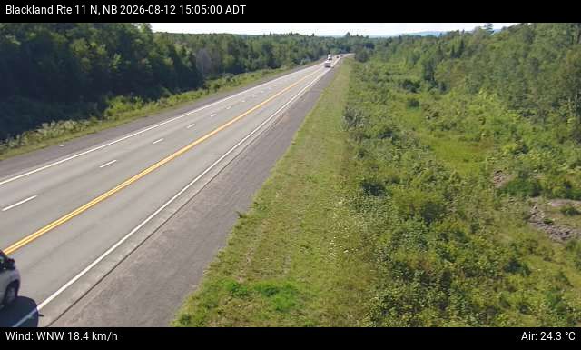 Web Cam image of Blackland (NB Highway 11)