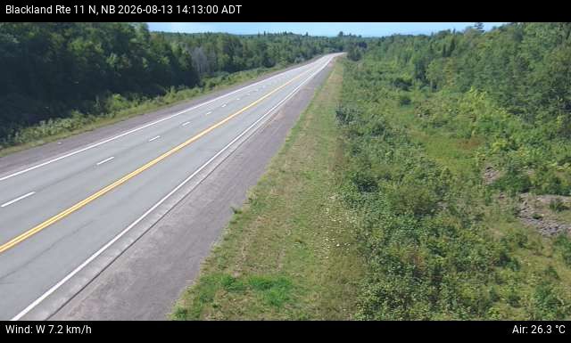 Web Cam image of Blackland (NB Highway 11)