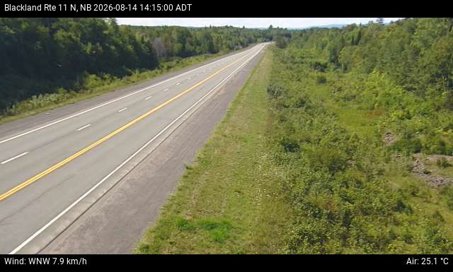 Web Cam image of Blackland (NB Highway 11)