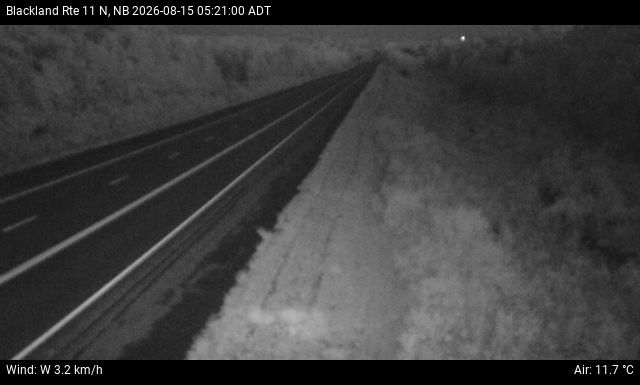 Web Cam image of Blackland (NB Highway 11)