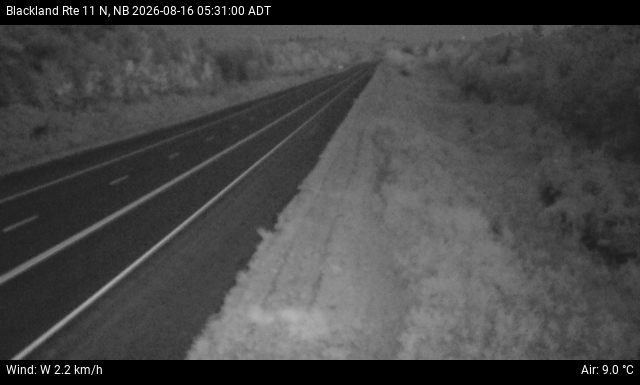 Web Cam image of Blackland (NB Highway 11)