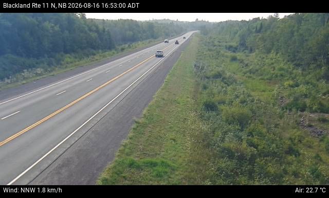 Web Cam image of Blackland (NB Highway 11)
