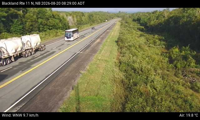Web Cam image of Blackland (NB Highway 11)