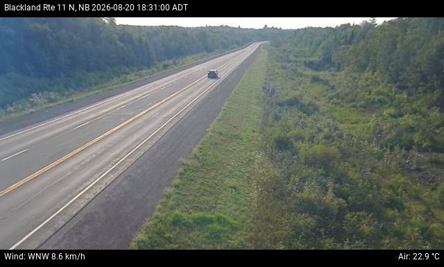 Web Cam image of Blackland (NB Highway 11)