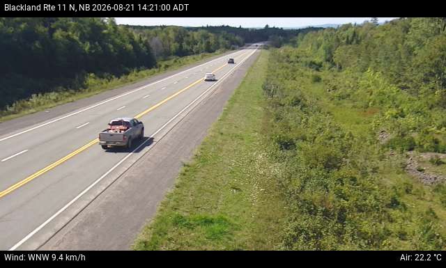 Web Cam image of Blackland (NB Highway 11)