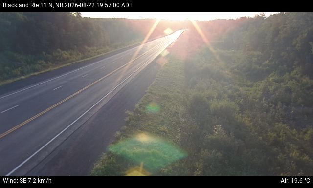 Web Cam image of Blackland (NB Highway 11)
