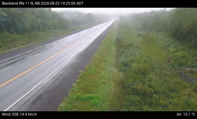 Web Cam image of Blackland (NB Highway 11)