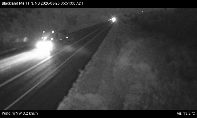Web Cam image of Blackland (NB Highway 11)