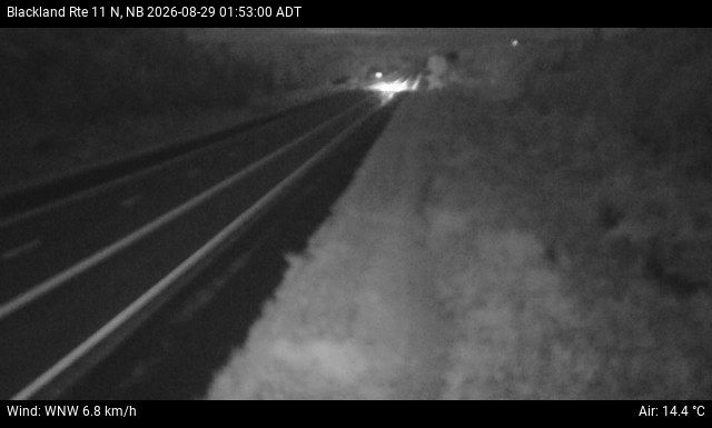 Web Cam image of Blackland (NB Highway 11)