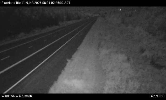 Web Cam image of Blackland (NB Highway 11)