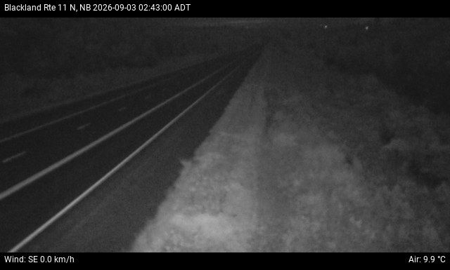 Web Cam image of Blackland (NB Highway 11)