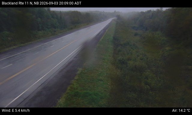 Web Cam image of Blackland (NB Highway 11)