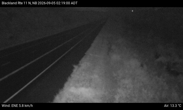 Web Cam image of Blackland (NB Highway 11)