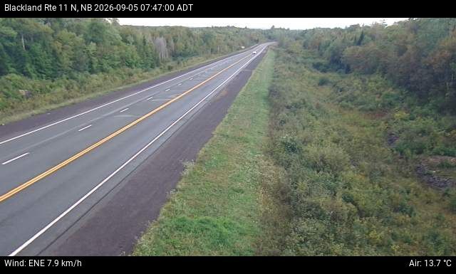 Web Cam image of Blackland (NB Highway 11)