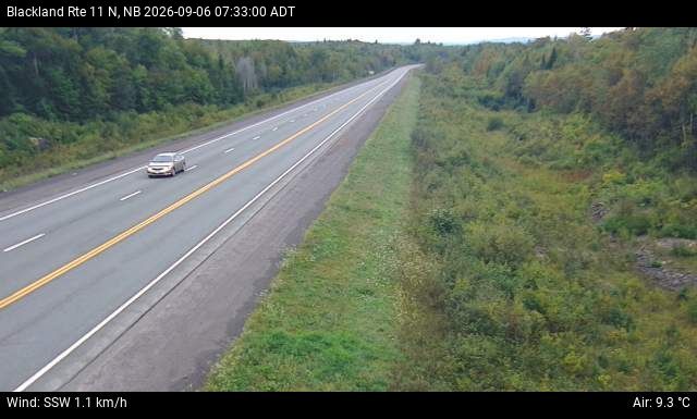Web Cam image of Blackland (NB Highway 11)