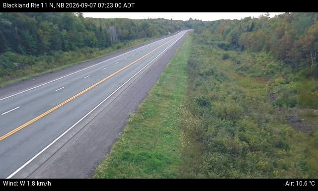 Web Cam image of Blackland (NB Highway 11)