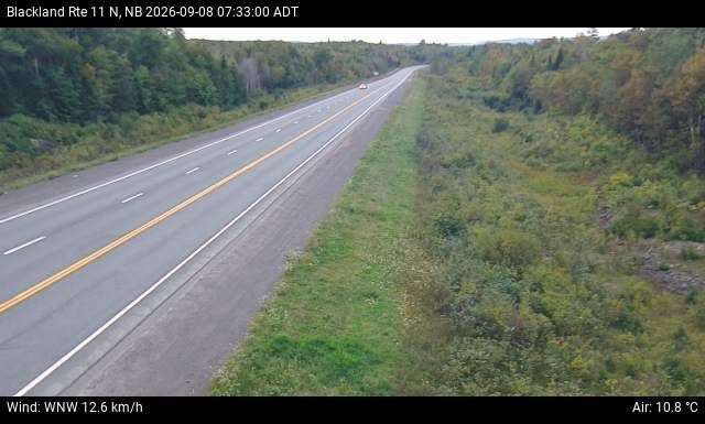 Web Cam image of Blackland (NB Highway 11)