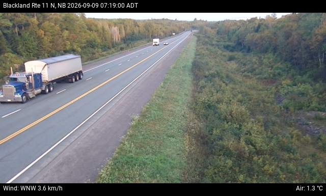 Web Cam image of Blackland (NB Highway 11)