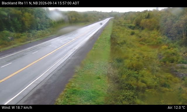 Web Cam image of Blackland (NB Highway 11)