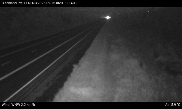 Web Cam image of Blackland (NB Highway 11)