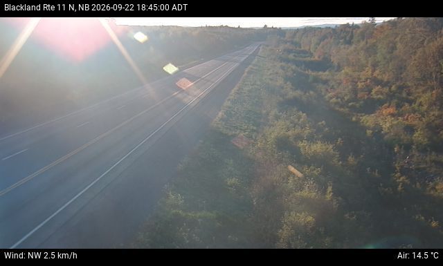 Web Cam image of Blackland (NB Highway 11)