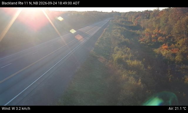 Web Cam image of Blackland (NB Highway 11)