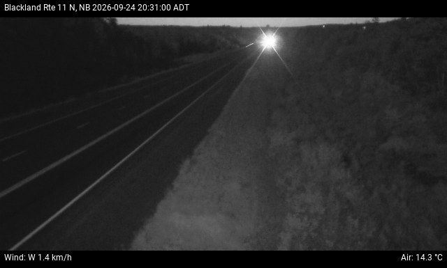 Web Cam image of Blackland (NB Highway 11)