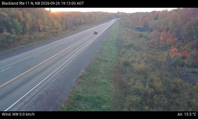 Web Cam image of Blackland (NB Highway 11)
